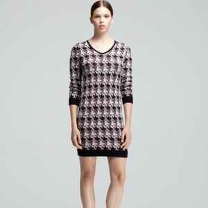 Rag & Bone New York Mariah Houndstooth Double Knit Sweater Dress Size Small
